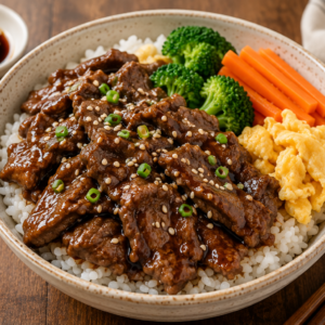 Rice Bowl Beef Teriyaki