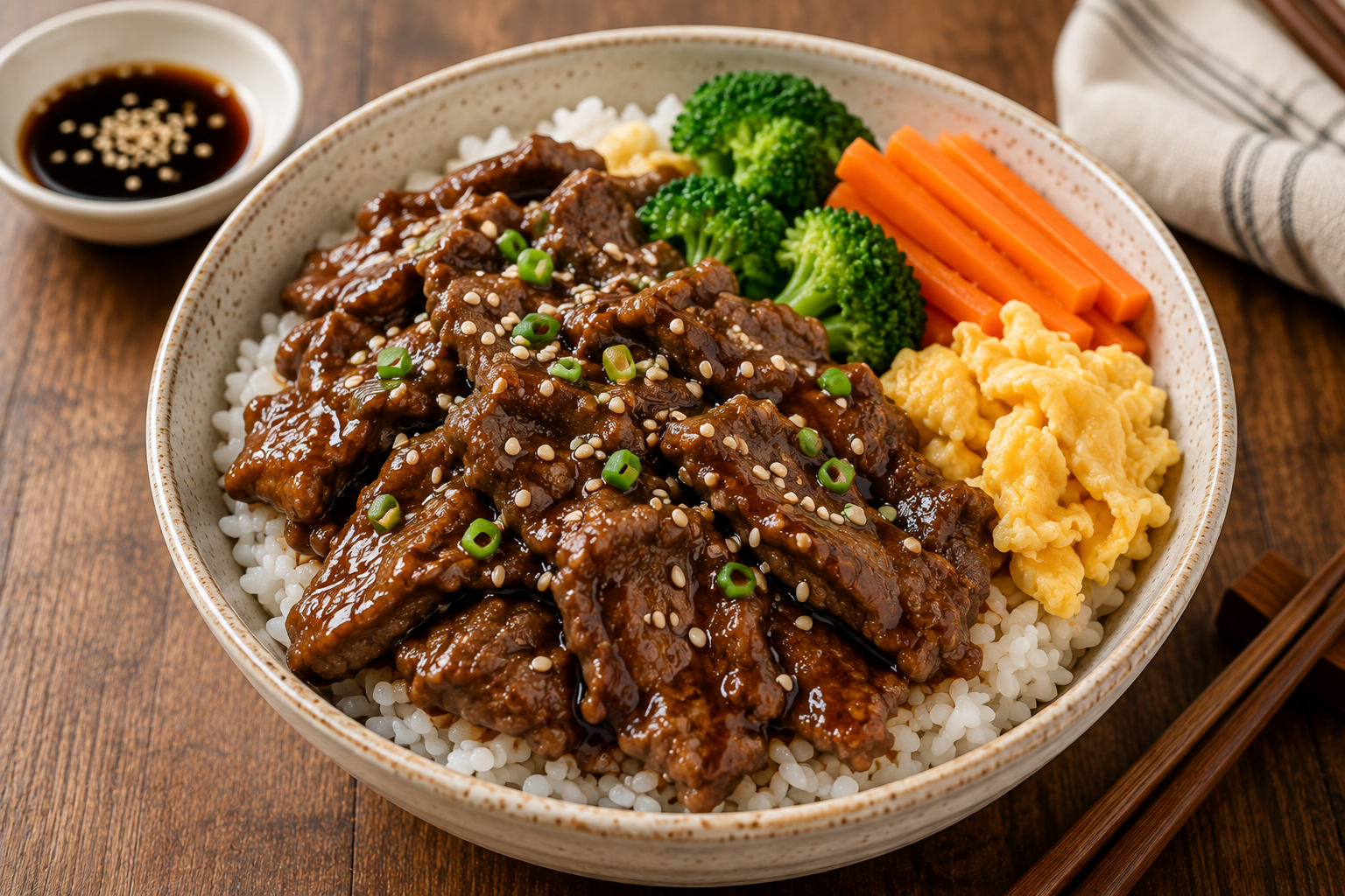 Rice Bowl Beef Teriyaki