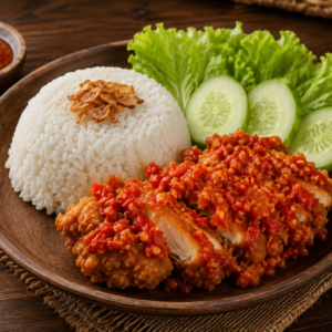 Nasi Ayam geprek